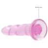 Real Rock Crystal Gode Twist Crystal RealRock 16 x 4cm Rose
